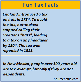 Financial 1 - Fun Tax Facts 2016