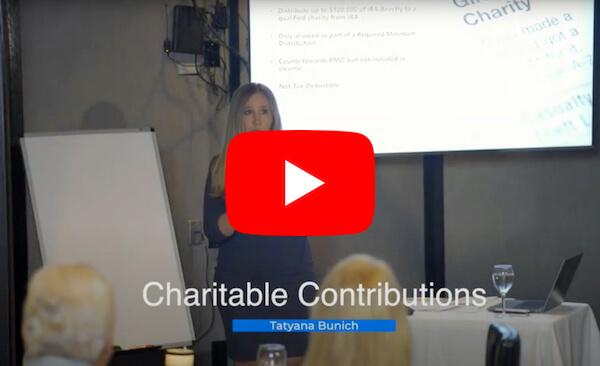 Video: Charitable Contributions, Financial 1 Tax